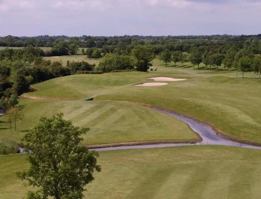 Parkland course at Corrstown Golf Club in North County Dublin